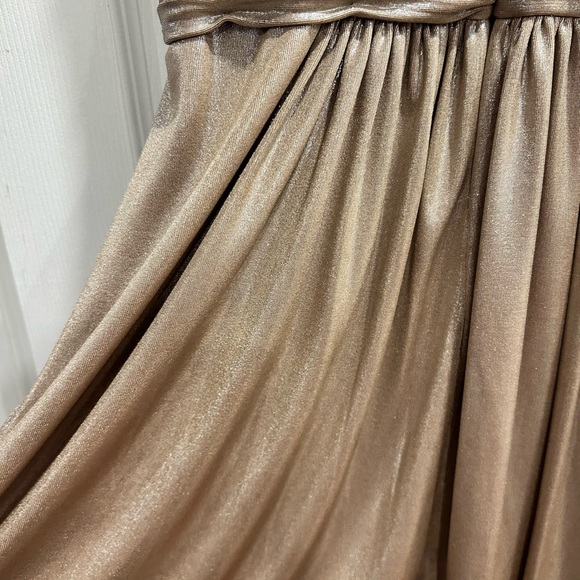 BCbG metallic Grecian dress Size S - Picture 6 of 8